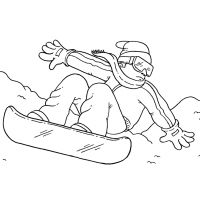 Раскраска на сноуборде