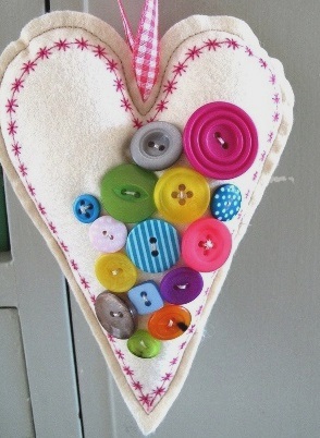 Сердечки из ткани - Сайт для мам малышей Валентинки из Ткани Своими Руками